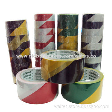 Two Color Printed Striped Caution Tape